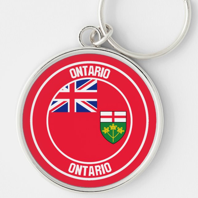 Llavero Ontario Round Emblem (Frente)