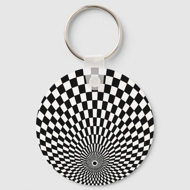 Llavero OP-Art #2 en Emporio Moffa (Anverso)