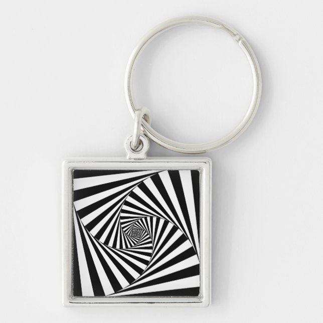 Llavero OP-Art #4 en Emporio Moffa (Frente)