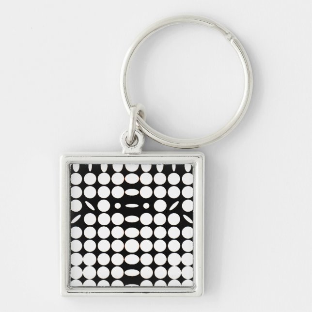 Llavero OP-Art #6 en Emporio Moffa (Frente)