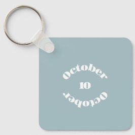 Llavero Opal Birthstone - Keychain de octubre