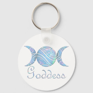 Llavero Ópalo triple de la luna