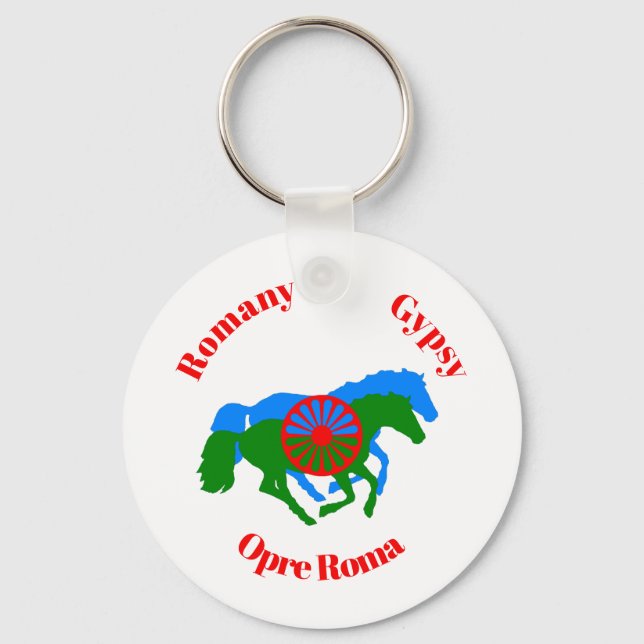 Llavero Open Roma Romaní Gypsy Keychain (Anverso)