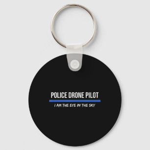 Llavero Operador piloto de drones de la policía