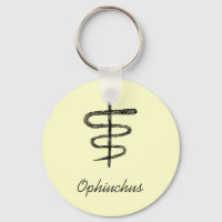 Ophiuchus. Signo del zodíaco. Esbozo negro.