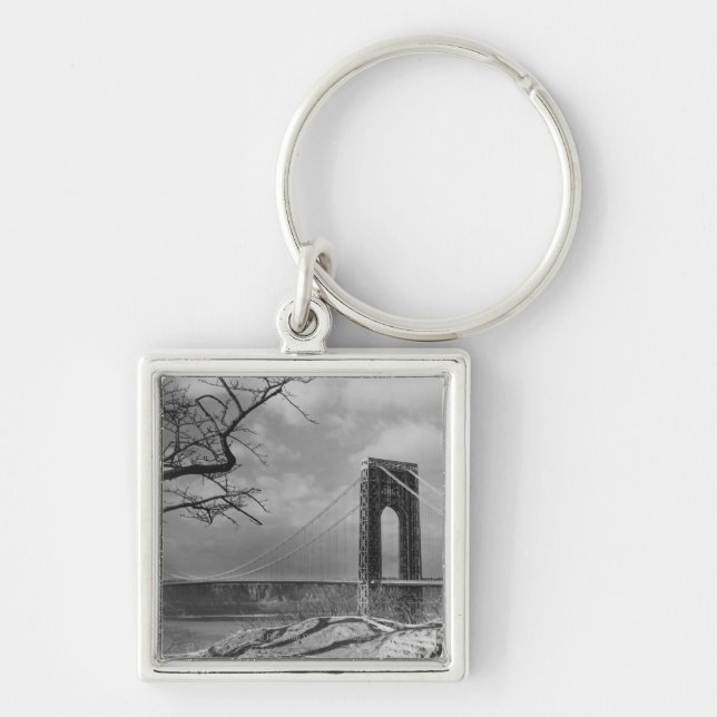 Llavero Opinión B&W de puente colgante (Frente)