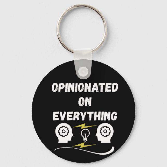 Llavero Opinionado Sobre Todo (Anverso)