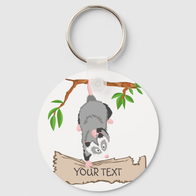 Llavero Opossum con signo (Anverso)