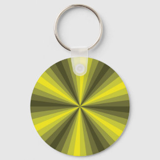 Llavero Optical Illusion Yellow Keychain