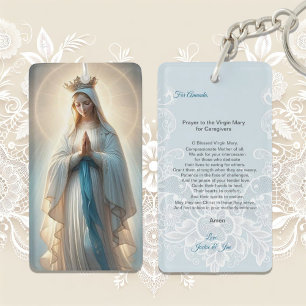 Llavero Oración a la Virgen María para cuidadores