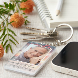 Llavero Oración conmemorativa de la foto del atardecer