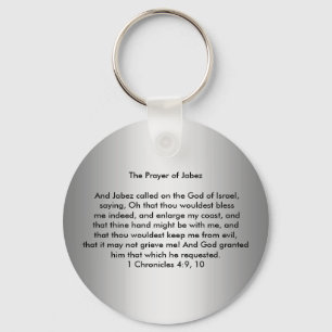 Llavero Oración de Jabez Keychain