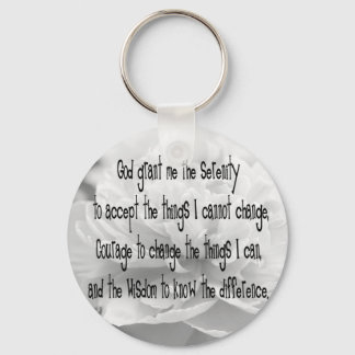 Llavero Oración de Serenity Peony Keychain