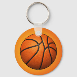Llavero Orange Basketball Texture Keychain