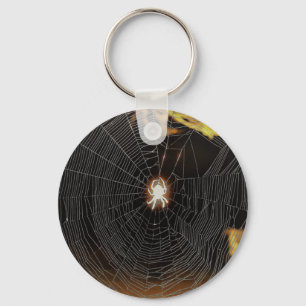 Llavero Orb Weaver por la noche
