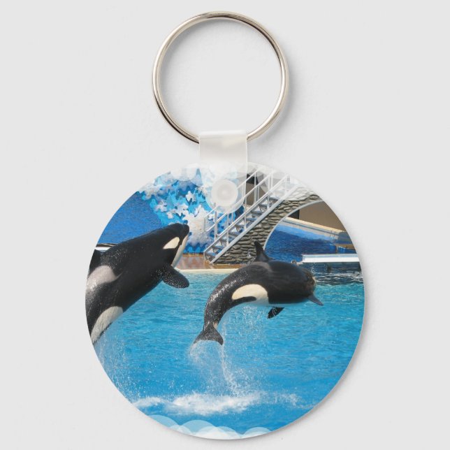 Llavero Orca Whales Keychain (Anverso)