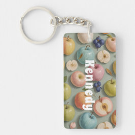 Llavero Orchard Whimsy: fruta pastel