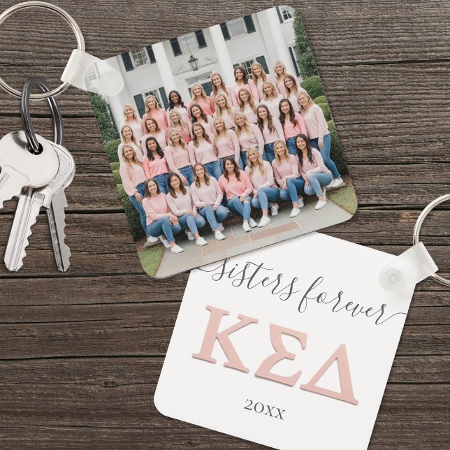 Llavero Orden de doble cara personalizado (Custom Double Sided Sorority keychain)
