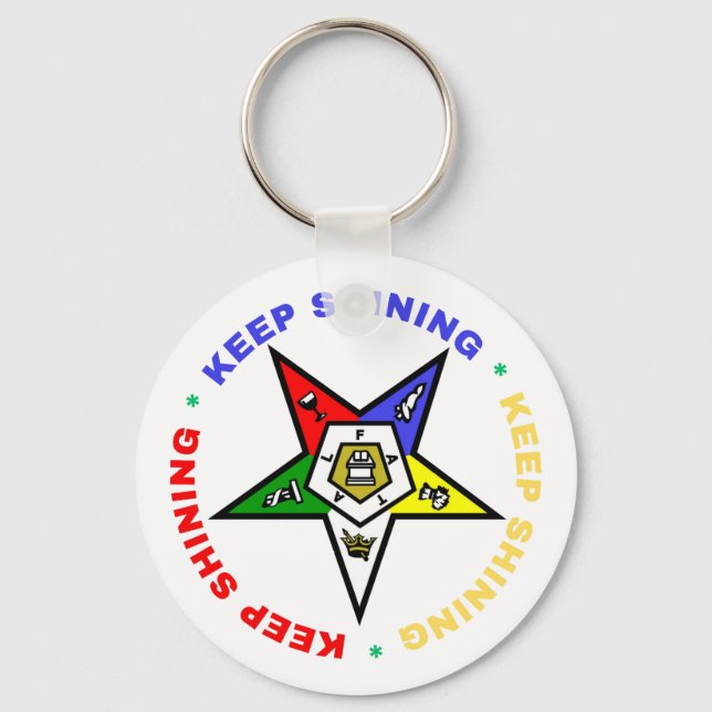 Llavero Orden del Keychain de Estrella del Este para regal (Anverso)