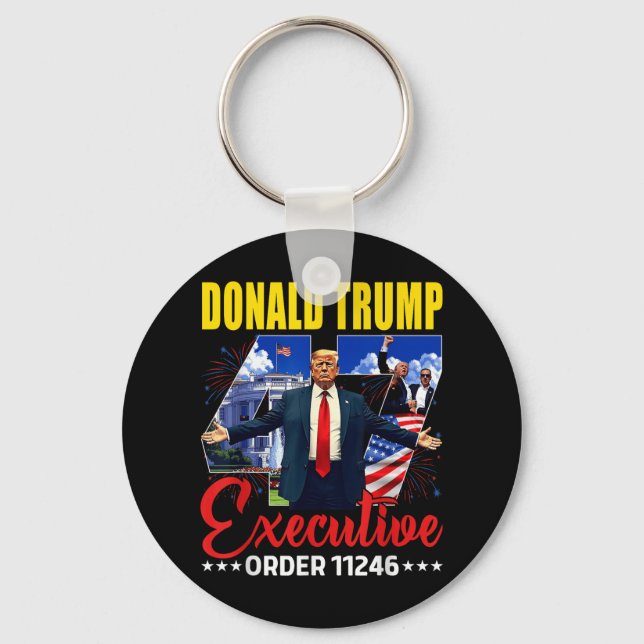 Llavero Orden ejecutiva 11246 47º presidente Trump 2025 (Anverso)