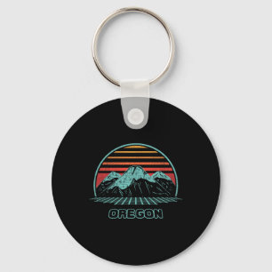 Llavero Oregon Retro Mountain Senderismo estilo años 80