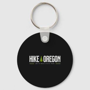 Llavero Oregon Smith Rock State Park Hike Tree Retro Graph