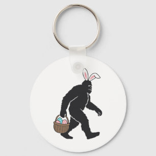 Llavero Orejas de conejito de Sasquatch de pie grande con