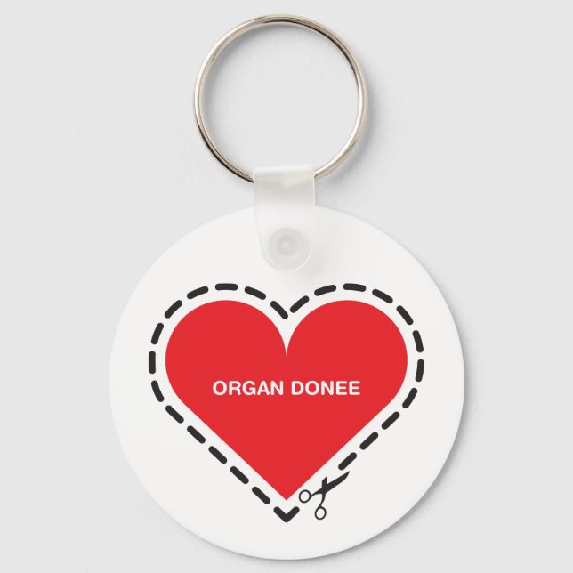 Llavero Organ Donee Keychain (Anverso)