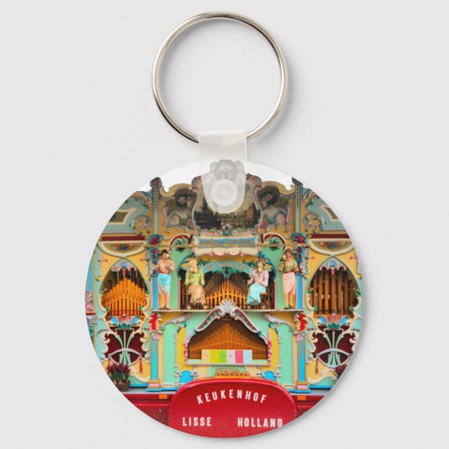 Llavero Órgano de barril holandés antiguo (Anverso)