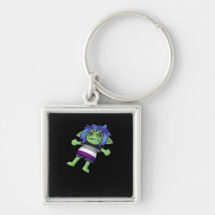 Llavero Orgullo Acésexual Goblincore Goblin Clásico