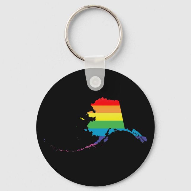 Llavero orgullo alaska. (Anverso)