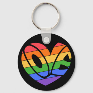 Llavero Orgullo amor corazón gay arcoiris LGBTQ