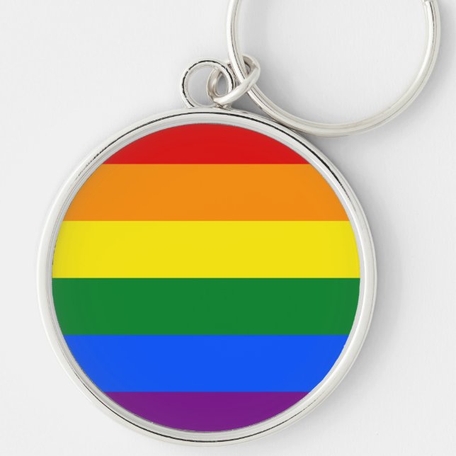 Llavero Orgullo arcoiris (Frente)
