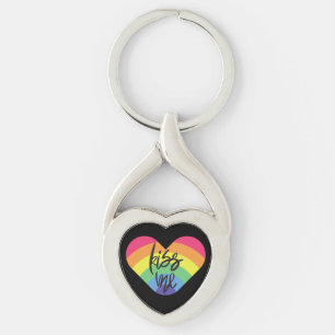 Llavero Orgullo - béstame. El amor es justo.
