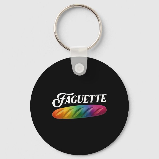 Llavero Orgullo de baguette (Anverso)