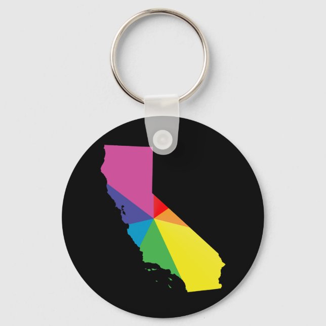 Llavero orgullo de california. (Anverso)