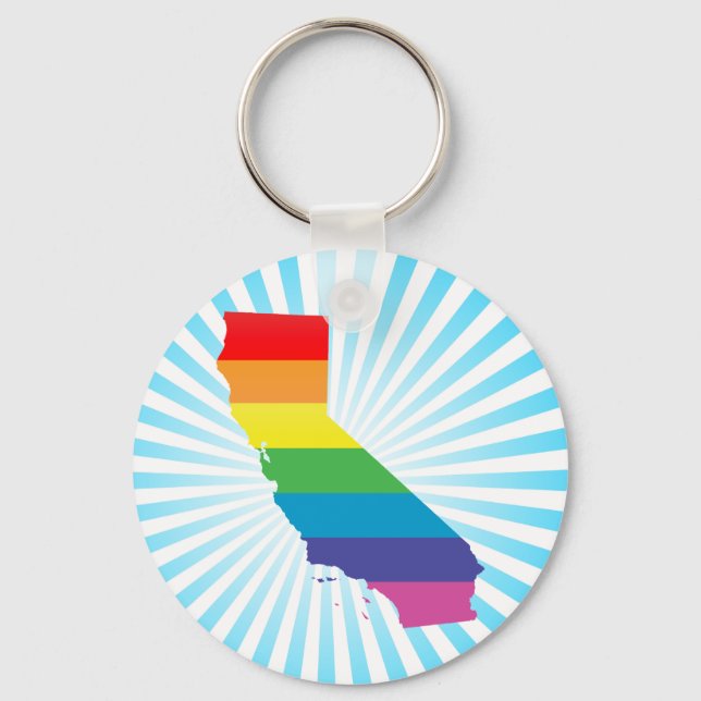 Llavero orgullo de california. (Anverso)