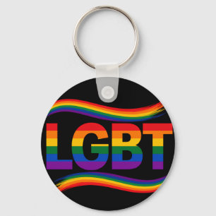 Llavero Orgullo de la lluvia de colores LGBT