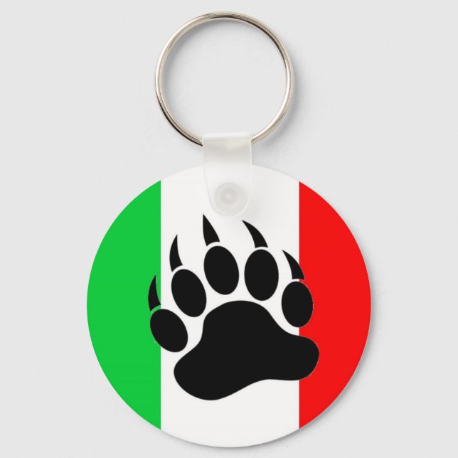 Llavero Orgullo de oso italiano (Anverso)