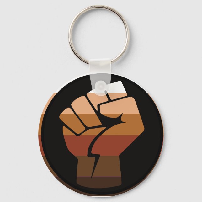 Llavero Orgullo de Personas de Color (POC) (Anverso)