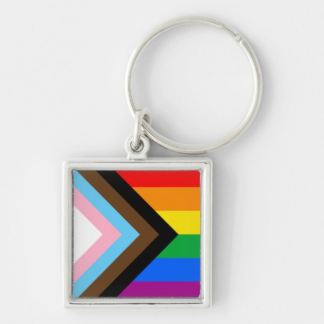 Llavero Orgullo de progreso LGBTQ+ (Frente)