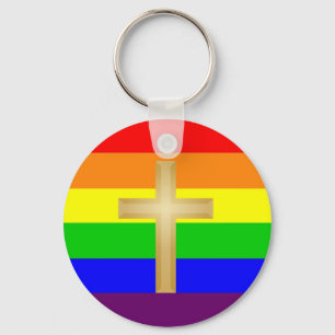 Llavero Orgullo del cristiano de GLBT