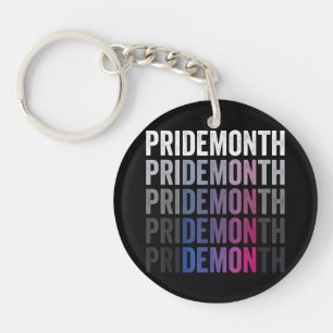 Llavero Orgullo Demonio Bisexual Mes del Orgullo Bi LGBTQ