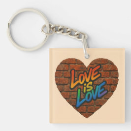 Llavero Orgullo El amor colorido es amor