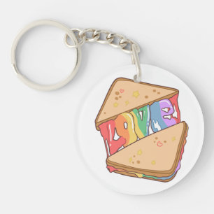 Llavero Orgullo. El amor es el amor. Amor lindo. Rainbow g