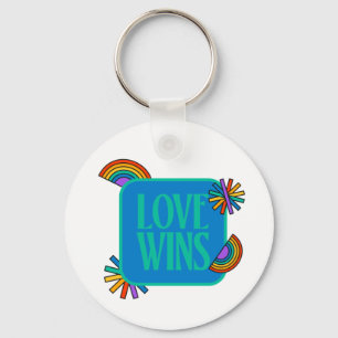 Llavero Orgullo- el amor gana. Lgbtq Keych