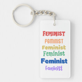 Llavero orgullo feminista