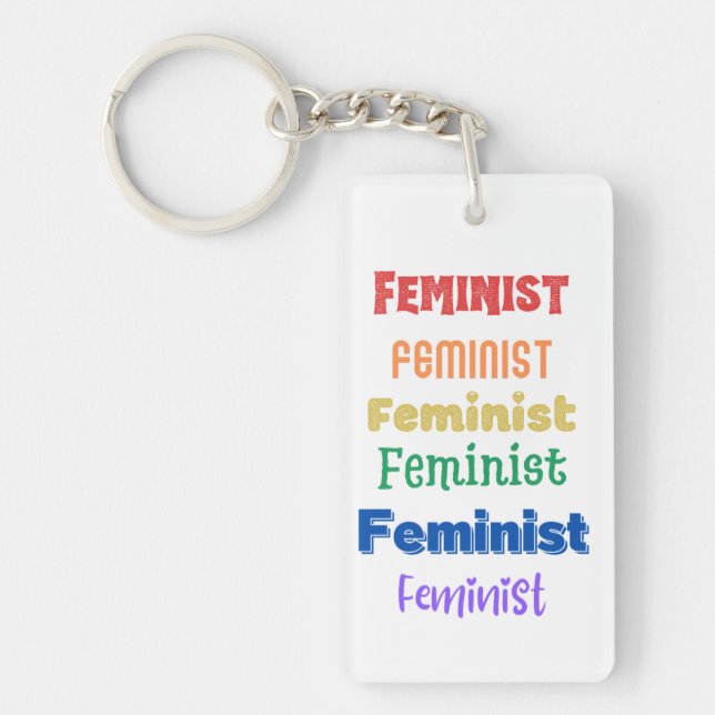 Llavero orgullo feminista (Frente)
