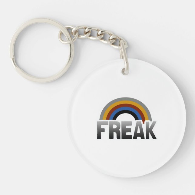 Llavero Orgullo freak (Frente)