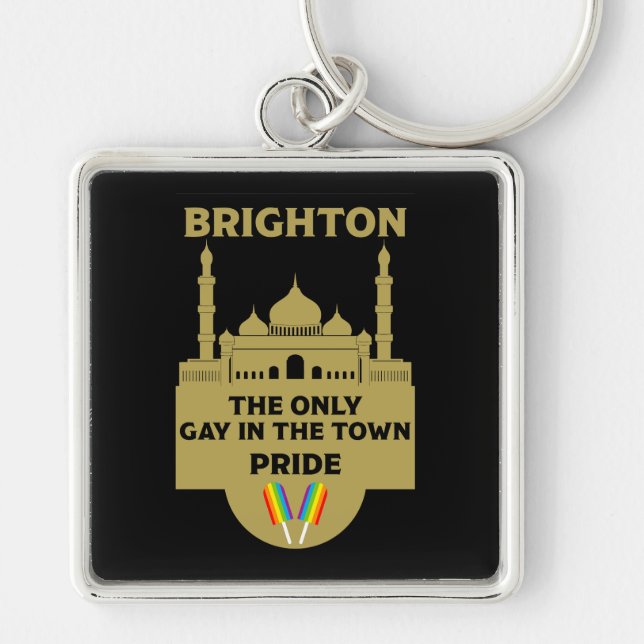 Llavero Orgullo Gay Brighton - Brighton England LGBT - (Frente)